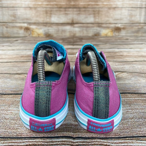 Converse Glitter CTAS Double Tongue Youth Size 6 Athletic Skateboard Shoes - NEW - Picture 2 of 11